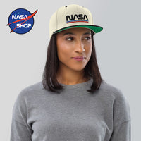 Casquette SNAPBACK Sable/Noir Logo NASA ∣ NASA SHOP FRANCE®