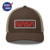 Casquette Trucker NASA Brune ∣ NASA SHOP FRANCE®