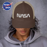 Casquette Trucker NASA Homme "Worm" ∣ NASA SHOP FRANCE®