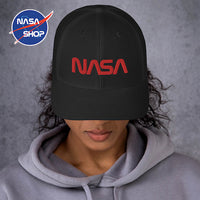 Casquette Trucker NASA Noire Femme ∣ NASA SHOP FRANCE®