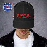 Casquette Trucker NASA Noire Homme ∣ NASA SHOP FRANCE®