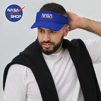 Casquette visière homme bleu ∣ NASA SHOP FRANCE®