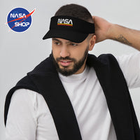 Casquette visière homme noire ∣ NASA SHOP FRANCE®