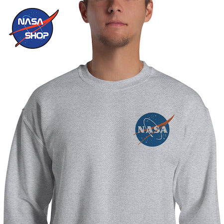 Nasa Sweat à capuche pour homme avec logo, noir (black blk), L