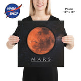 Décoration d'intérieur planète mars en 16 x 16 pouces ∣ NASA SHOP FRANCE®