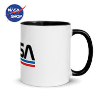 Mug NASA Blanc céramic noir ∣ NASA SHOP FRANCE®