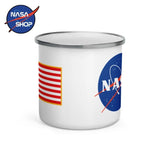 Mug émaillé de la NASA avec photo