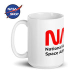 Mug NASA Blanc avec le logo Worm ∣ NASA SHOP FRANCE®