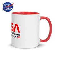 Mug NASA Worm Blanc intérieur Rouge ∣ NASA SHOP FRANCE®