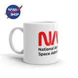 Mug NASA Worm Blanc ∣ NASA SHOP FRANCE®