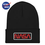 NASA - Bonnet Noir Logo Rouge ∣ NASA SHOP FRANCE®