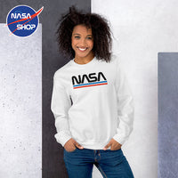 NASA - Pull femme blanc