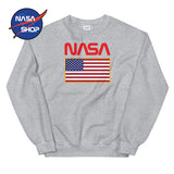 NASA Sweat Gris ∣ NASA SHOP FRANCE®