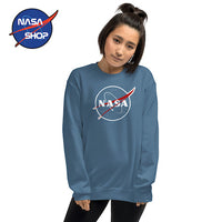 NASA - Sweat Femme Bleu Indigo
