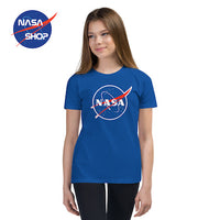 NASA T-Shirt Bleu Fille - NASA SHOP FRANCE®