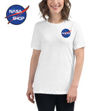 NASA - T-shirt Blanc Femme ∣ NASA SHOP FRANCE®