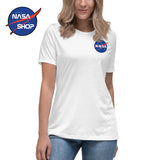 NASA - Tee Shirt Femme Blanc ∣ NASA SHOP FRANCE®