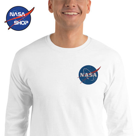 NASA - T Shirt à manche longue blanc ∣ NASA SHOP FRANCE®