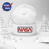 NASA - Bonnet Blanc avec le Logo Rouge Worm ∣ NASA SHOP FRANCE®