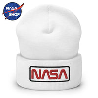 NASA - Bonnet Blanc Worm Officiel ∣ NASA SHOP FRANCE®