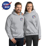 NASA - Sweat à capuche KSC Gris ∣ NASA SHOP FRANCE®