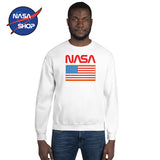 NASA - Sweat Worm Bleu Blanc Rouge ∣ NASA SHOP FRANCE®