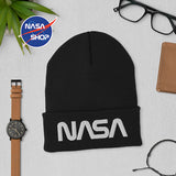 NASA - Bonnet Noir Worm ∣ NASA SHOP FRANCE®