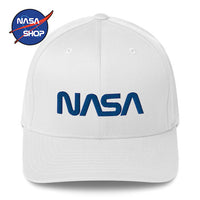Nasa - casquette baseball blanche logo bleu ∣ NASA SHOP FRANCE®