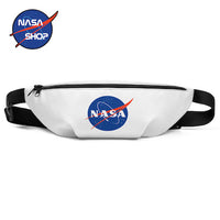 NASA - Sacoche Banane Blanche Logo Officiel ∣ NASA SHOP FRANCE®