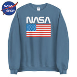 NASA SHOP FRANCE - SWEAT BLEU INDIGO