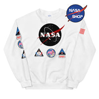 NASA - Sweat Fille Blanc ∣ NASA SHOP FRANCE®