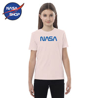 Organic T Shirt Fille Logo NASA