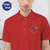 Polo NASA Rouge ∣ NASA SHOP FRANCE®