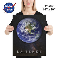 Poster de la terre en 16 x 20 pouces ∣ NASA SHOP FRANCE®