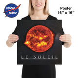 Poster du soleil en 16 x 16 pouces ∣ NASA SHOP FRANCE®