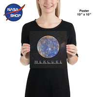 Poster de mercure en 10 x 10 pouces ∣ NASA SHOP FRANCE®