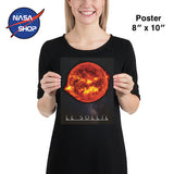 Poster mural soleil en 8 x 10 pouces ∣ NASA SHOP FRANCE®