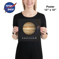 Poster de la planète jupiter en 10 x 10 pouces ∣ NASA SHOP FRANCE®