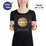 Poster de la planète jupiter en 10 x 10 pouces ∣ NASA SHOP FRANCE®