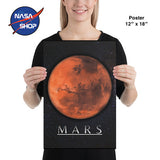 Poster planète mars - 12 x 18 pouces ∣ NASA SHOP FRANCE®