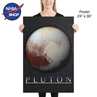 Poster de la planète pluton en 24 x 36 pouces ∣ NASA SHOP FRANCE®