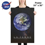 Poste de la planète terre en 24 x 36 Pouces ∣ NASA SHOP FRANCE®