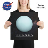 Poster de la planète uranus au format carré ∣ NASA SHOP FRANCE®