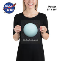 Poster de la planète uranus en 8 x 10 pouces ∣ NASA SHOP FRANCE®