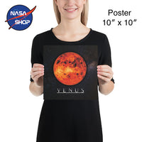 Poster planète Vénus en 10 x 10 pouces ∣ NASA SHOP FRANCE®