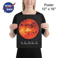 Poster planète Vénus en 12 x 16 pouces ∣ NASA SHOP FRANCE®