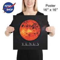 Poster planète Vénus en 16 x 16 pouces ∣ NASA SHOP FRANCE®