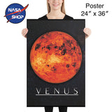 Poster planète Vénus en 24 x 36 pouces ∣ NASA SHOP FRANCE®