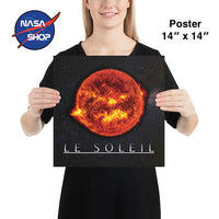 Poster du soleil en 14 x 14 pouces ∣ NASA SHOP FRANCE®