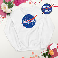 Pull NASA Blanc Garçon ∣ NASA SHOP FRANCE®